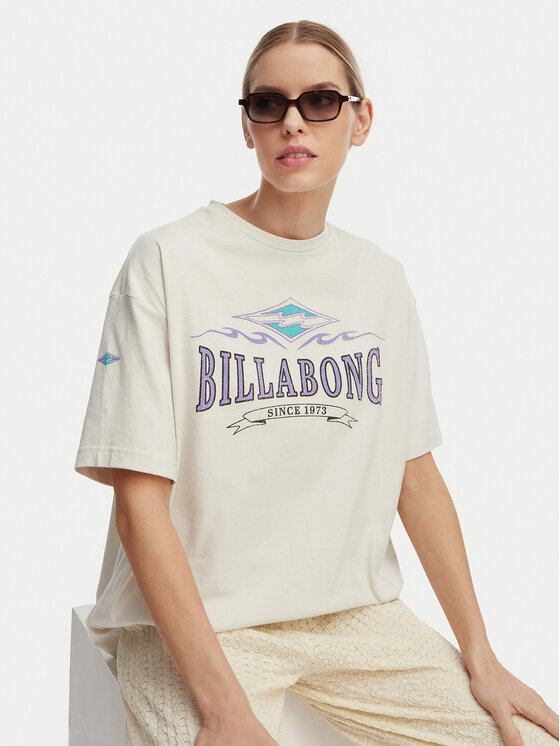 Billabong Billabong Camiseta Wave Out EBJZT00481 Blanco Loose Fit