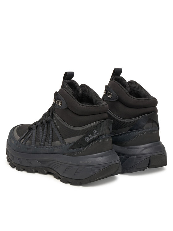Jack Wolfskin Трекінгові черевики Jack Wolfskin Wild Hike Texapore Mid W Чорний