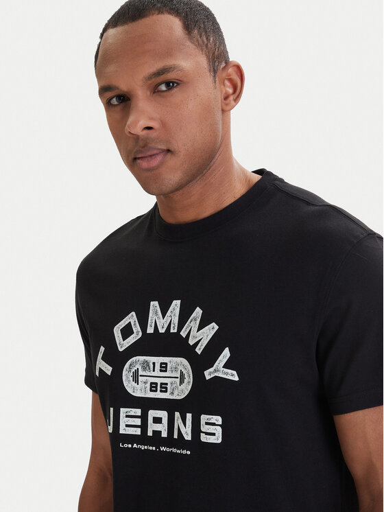 Tommy Jeans Tommy Jeans Camiseta DM0DM22551 Negro Regular Fit