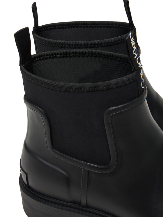 Calvin Klein Jeans Gumicsizma Calvin Klein Jeans Combat Rain Boot YM0YM01376 Fekete
