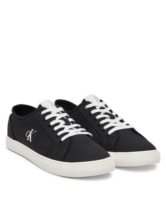 Calvin Klein Jeans Tenisówki Calvin Klein Jeans Ess Vulc Low Mg Canvas YM0YM01209 Czarny