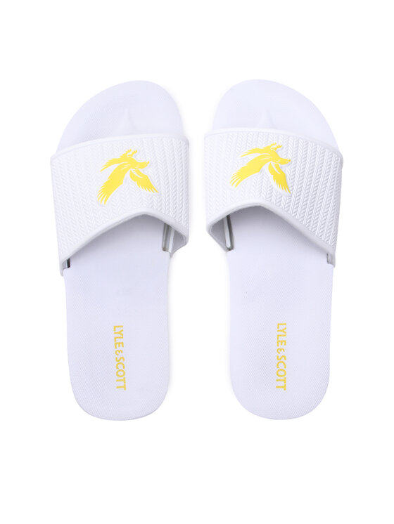 Lyle & Scott Чехли Lyle & Scott Easy Slide FW1407 Бял