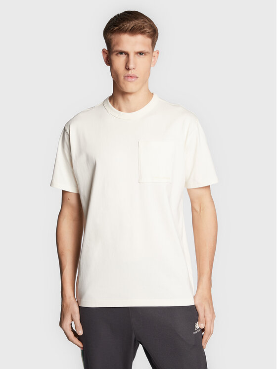 New Balance New Balance Camiseta MT23567 Écru Relaxed Fit