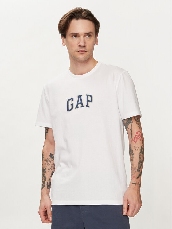 Gap Gap Camiseta 570044-00 Blanco Regular Fit