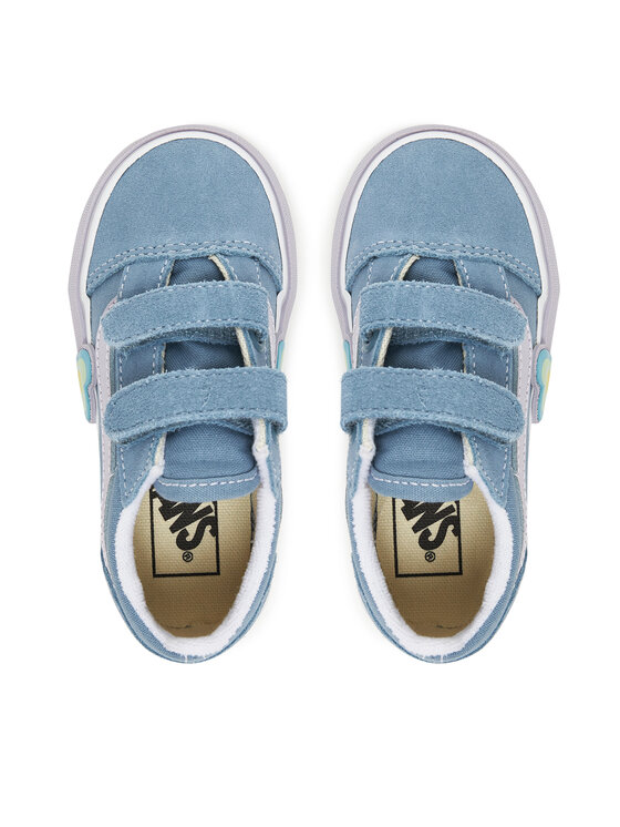 Vans Zapatillas de tenis Vans Old Skool V Heart VN000D4SCFL1 Azul