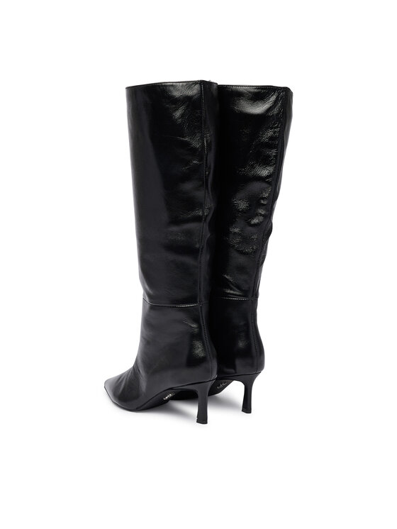 Steve Madden Īsie zābaki Steve Madden Lavan 11003290 Melns