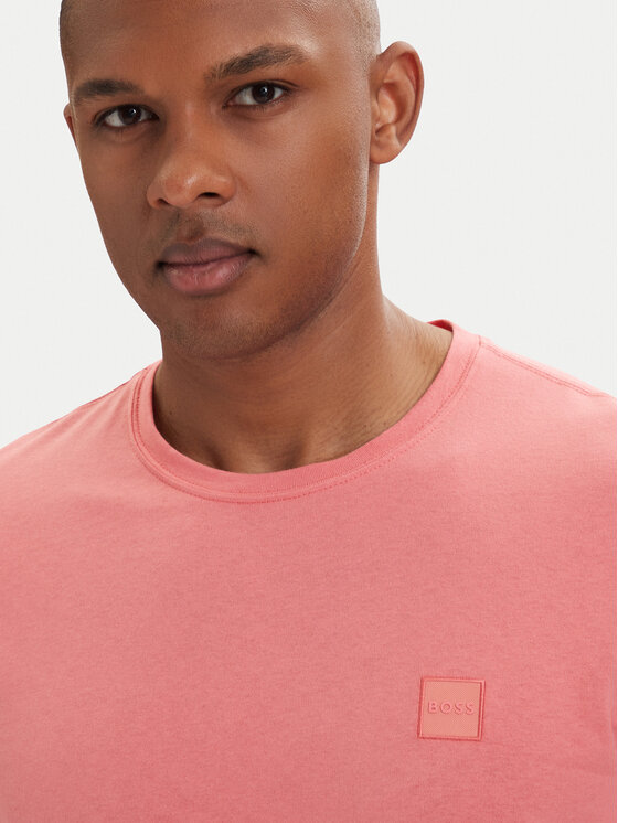 BOSS BOSS Camiseta Tales 50508584 Rojo claro Regular Fit