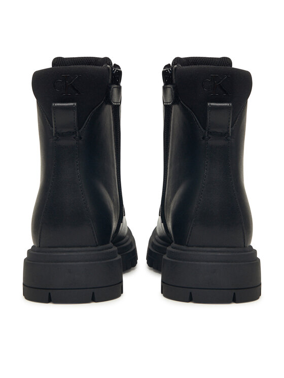 Calvin Klein Trappers Calvin Klein Lace Up Bootie V3A5-83120-1464 D Negru