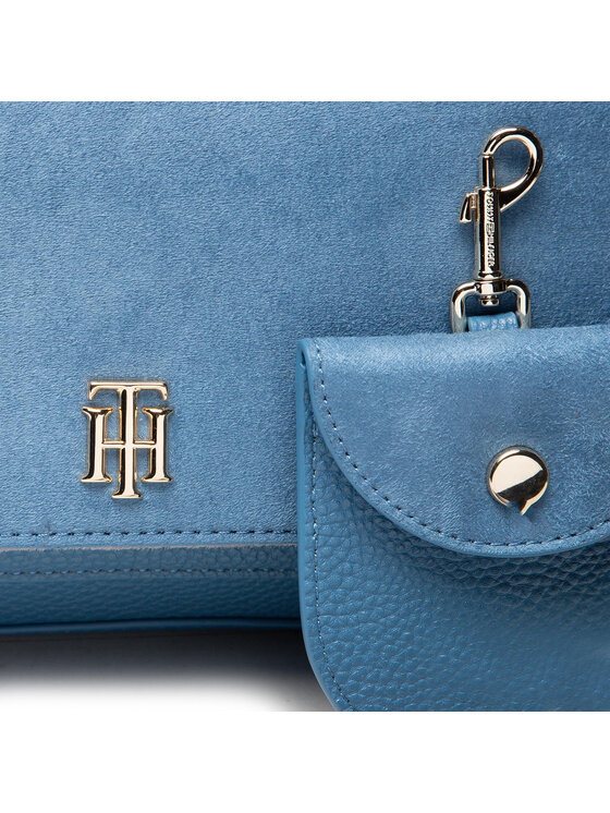 Tommy Hilfiger Kabelka Tommy Hilfiger Th Joy Crossover Mix AW0AW10951 Modrá