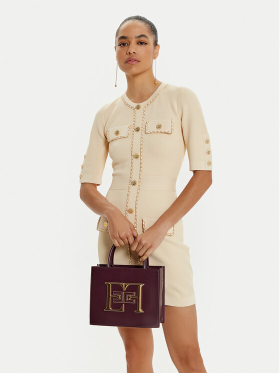 Elisabetta Franchi Kabelka Elisabetta Franchi BS-06A-46E2-V350 Bordová