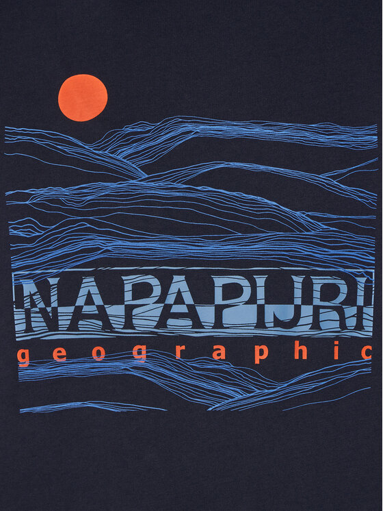 Napapijri Napapijri Футболка S-Buti NP0A4INM Cиній Regular Fit