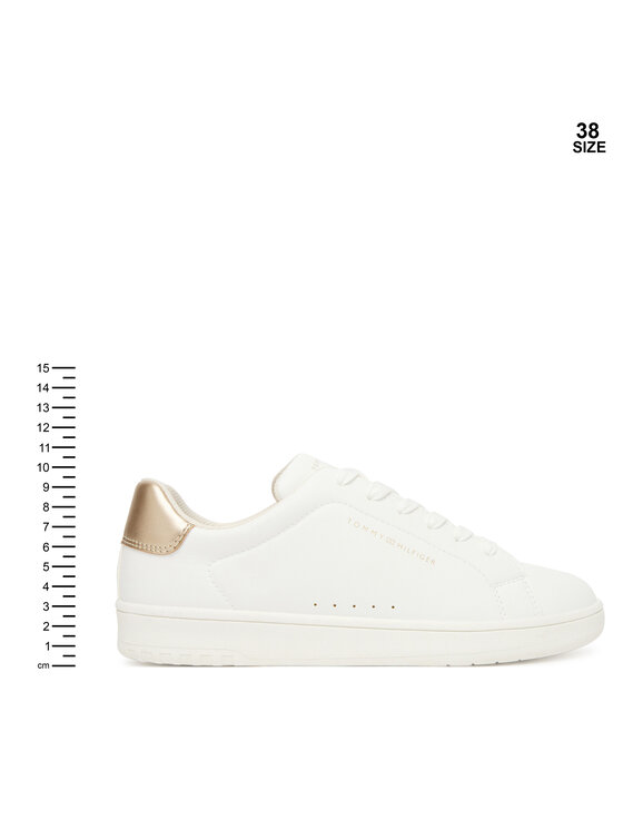Tommy Hilfiger Tenisice Tommy Hilfiger Low Cut Lace Up Sneaker T3A9-33976-1355 D Bijela