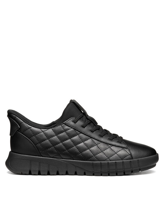Geox Sneakersy Geox D Flextride Plus D667SB 000BC C9999 Čierna