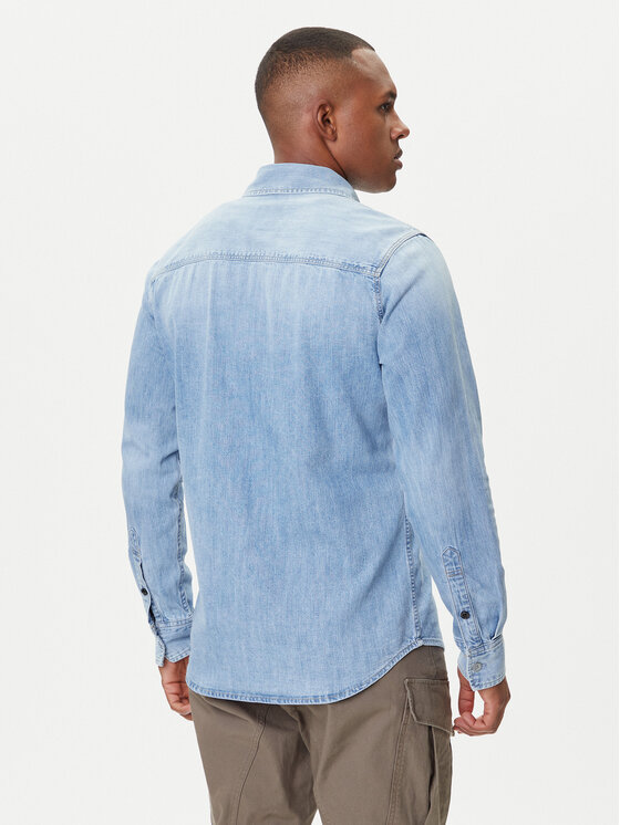 G-STAR G-STAR camisa vaquera D27681-D252 Azul claro Slim Fit