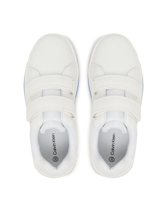 Calvin Klein Sneakersy Calvin Klein Low Cut Velcro V1X9-83279-0040 S Biały
