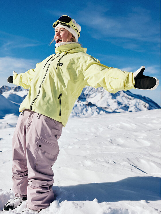 Roxy Окуляри для зимових видів спорту Roxy Storm ERJTG03250 Жовтий