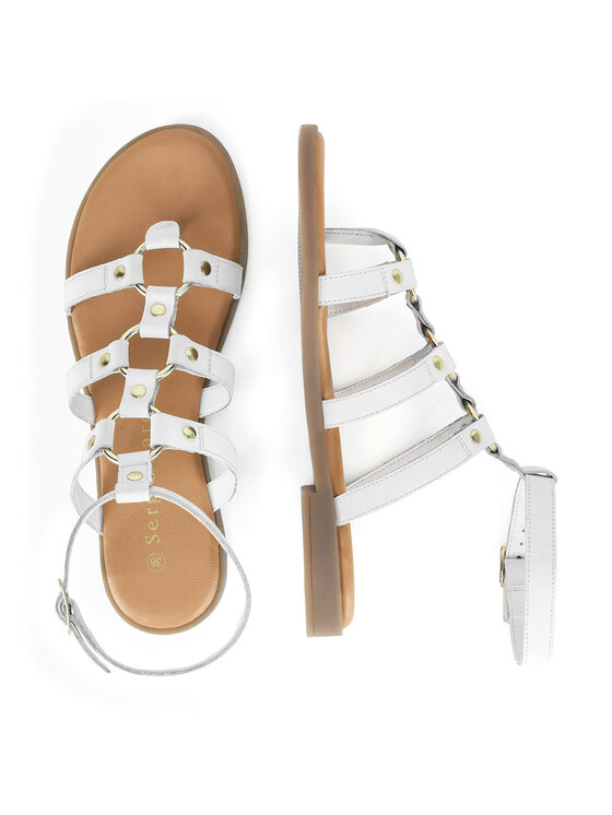 Sergio Bardi Sandále Sergio Bardi WI16-D1034-01SB Biela