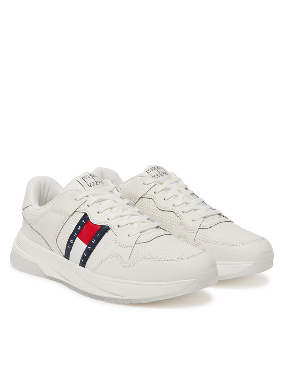 Tommy Jeans Sneakers Tommy Jeans Tjm Retrocasual Runner EM0EM01528 Bianco
