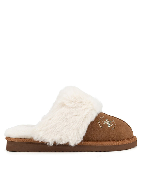 Παντόφλες Σπιτιού Beverly Hills Polo Club WFA3417-1 Καφέ