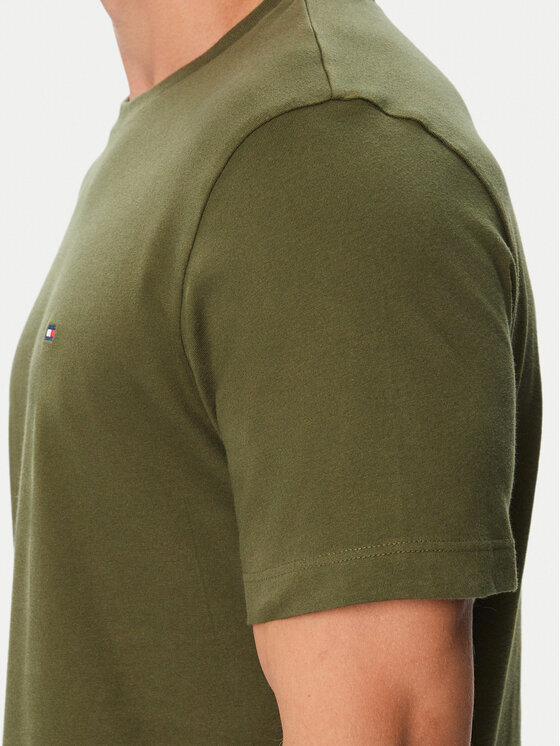 Tommy Hilfiger Tommy Hilfiger Camiseta Ess Seasonal MW0MW39995 Caqui Regular Fit