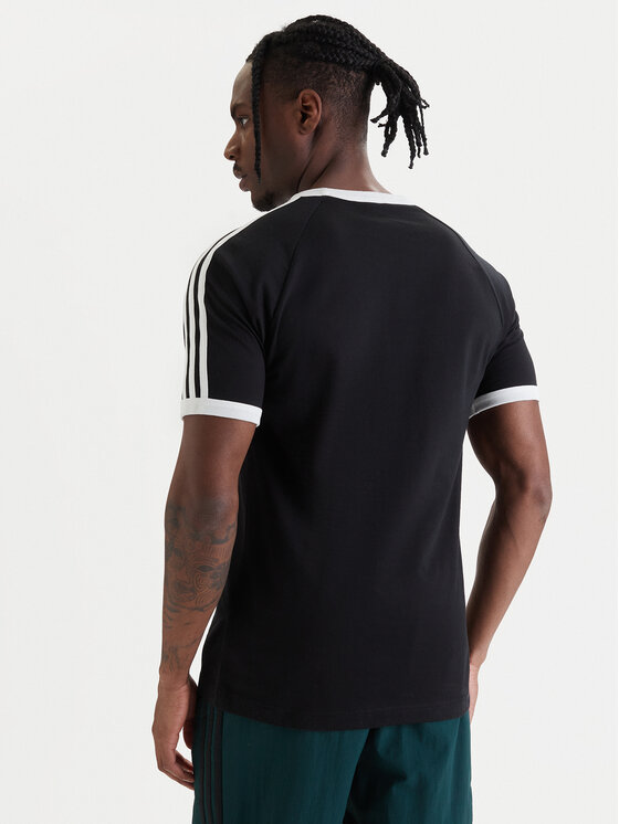 adidas adidas Camiseta 3-Stripes Ringer KF0417 Negro Slim Fit