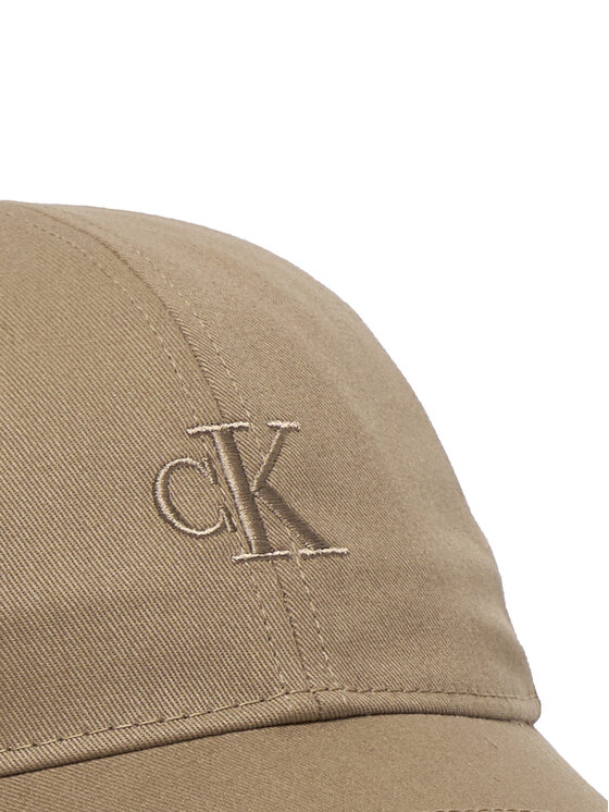 Calvin Klein Šilterica Calvin Klein Monogram Embroidery Baseball Cap LV04K5024G Bež