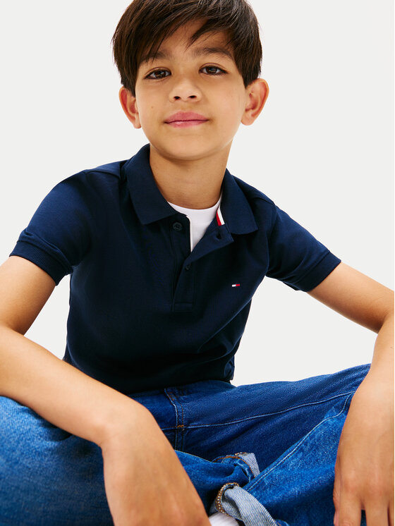 Tommy Hilfiger Tommy Hilfiger Polo Essential KB0KB10007 Azul marino Regular Fit