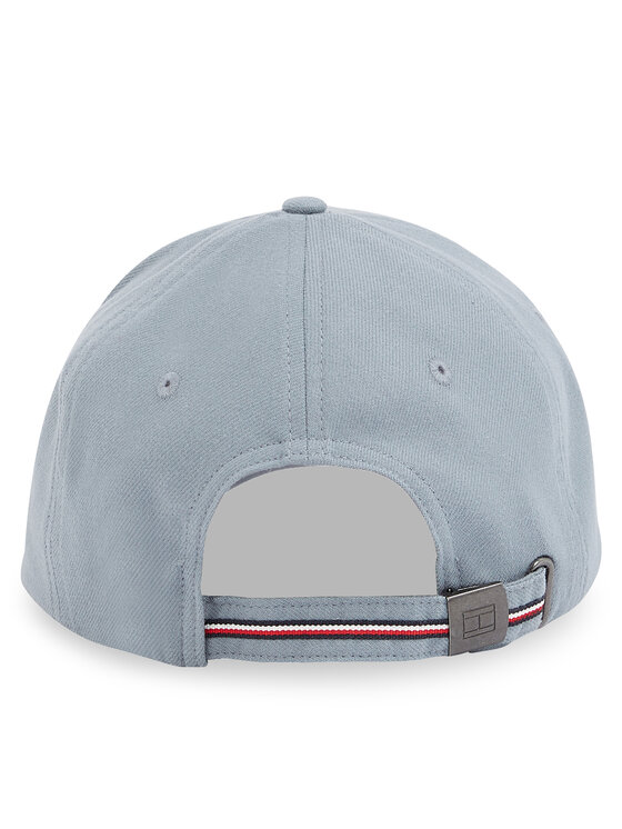 Tommy Hilfiger Czapka z daszkiem Tommy Hilfiger Th Corp Flannel 6 Panel Cap AM0AM13164 Szary
