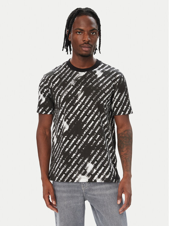 Karl Lagerfeld Jeans Karl Lagerfeld Jeans Camiseta B4M17032 Negro Regular Fit