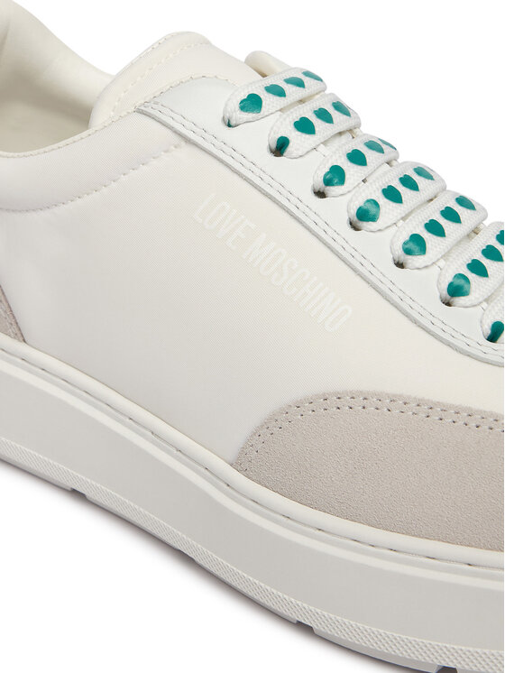 LOVE MOSCHINO Снікерcи LOVE MOSCHINO JA15234G1OINB10D Білий