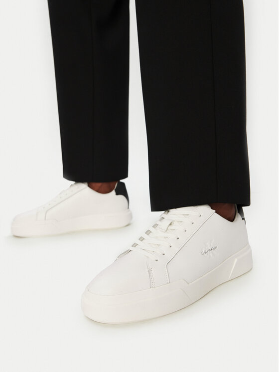 Calvin Klein Αθλητικά Calvin Klein Chunky Cupsole Laceup Lth YM0YM01344 Λευκό