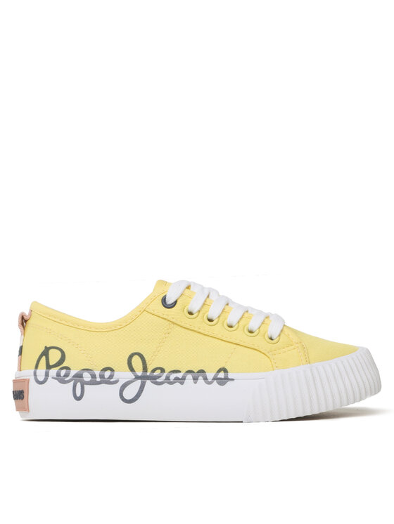 Pepe Jeans Tenisky Pepe Jeans Ottis Log G PGS30577 Žltá