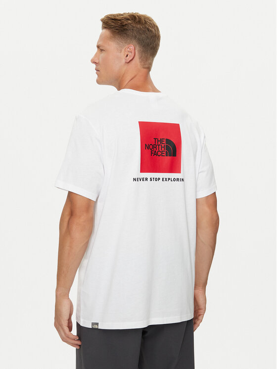 The North Face The North Face Majica Redbox NF0A2TX2 Bela Regular Fit