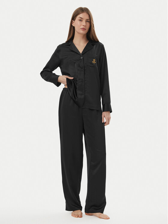 LAUREN RALPH LAUREN LAUREN RALPH LAUREN Pijama ILN92556 Negro Relaxed Fit