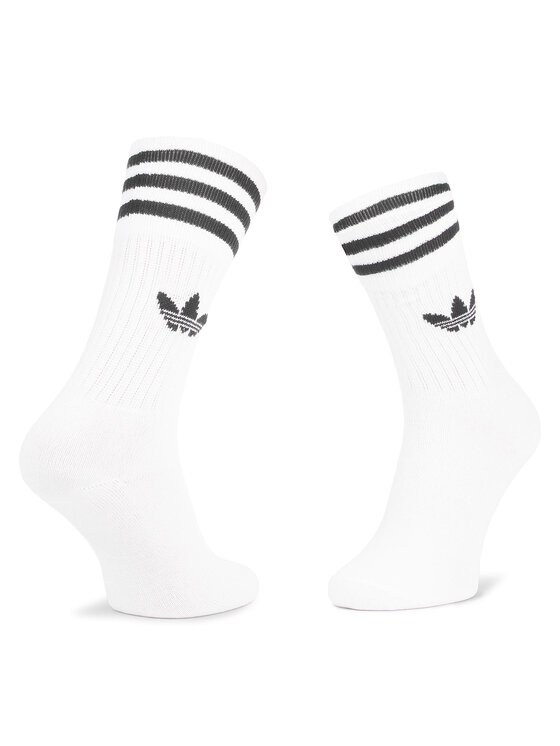 adidas Dlhé ponožky adidas Solid Crew Sock S21489 Biela