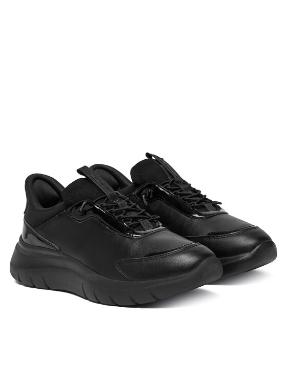 Geox Sneakers Geox D Plummery Plus D680JA 5402 C9999 Negru
