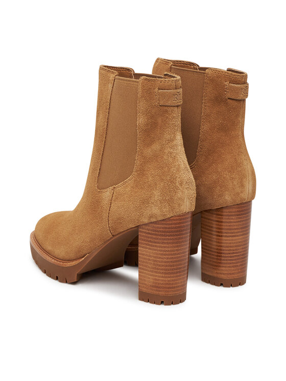 LAUREN RALPH LAUREN Botki LAUREN RALPH LAUREN 802942566001 Brązowy