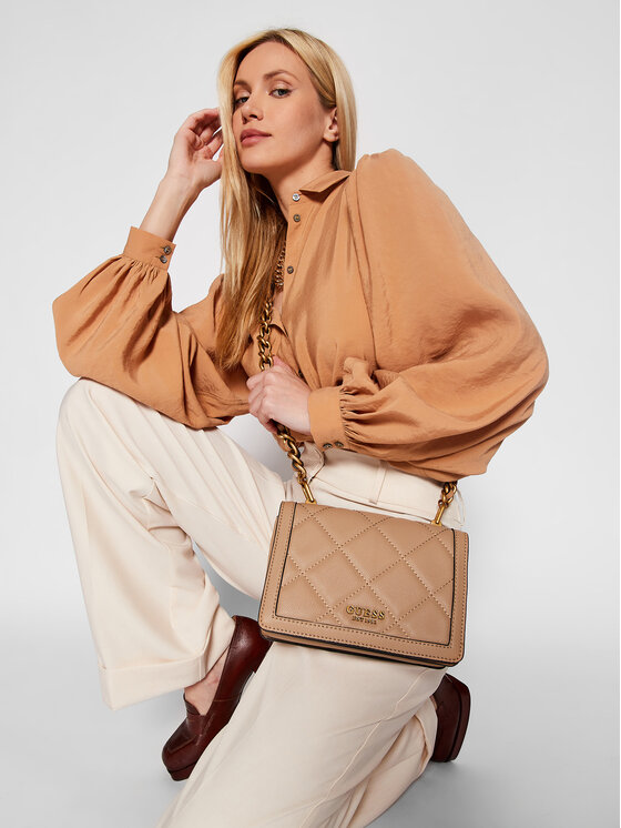Guess Geantă Guess Abey (QB) HWQB85 58210 Bej