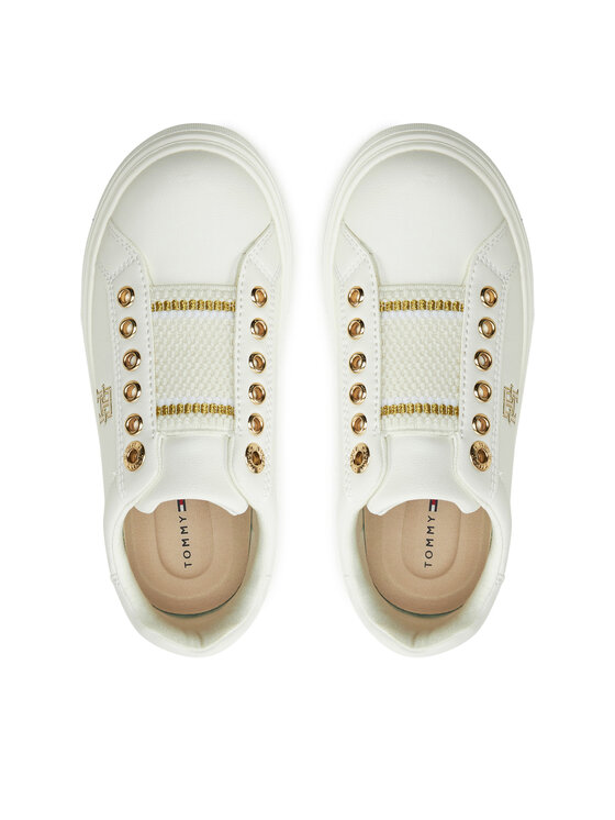 Tommy Hilfiger Sneakers Tommy Hilfiger Low Cut Sneaker T3A9-33744-1355 M Alb