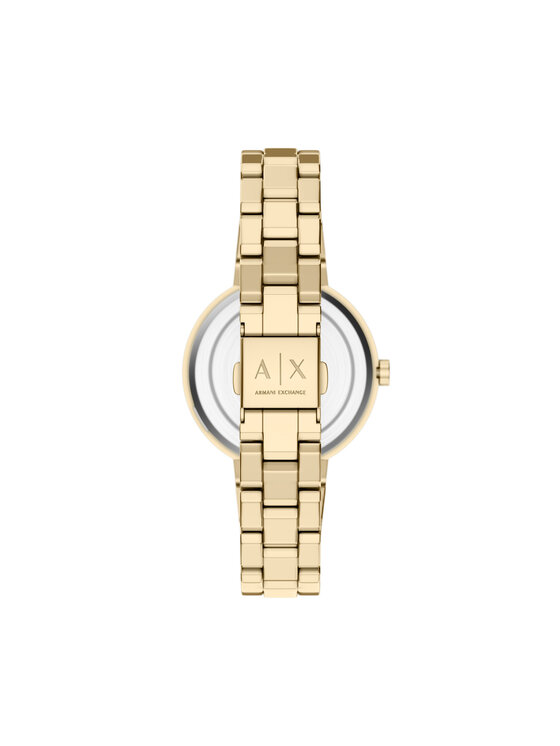 Armani Exchange Set de ceas și brățară Armani Exchange Jackie  AX7185SET Auriu