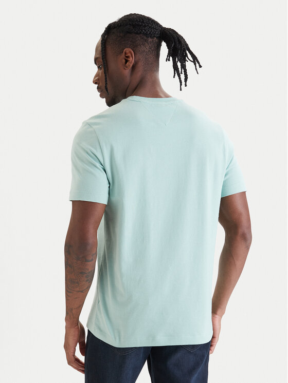 Tommy Hilfiger Tommy Hilfiger Camiseta Ess Seasonal MW0MW39995 Verde Regular Fit