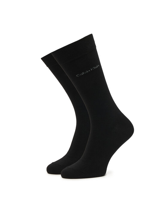 Calvin Klein Dolge nogavice Calvin Klein 701241207 Črna