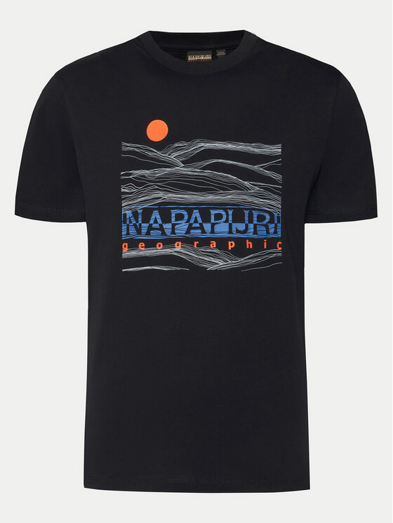 Napapijri Napapijri Футболка S-Buti NP0A4INM Чорний Regular Fit