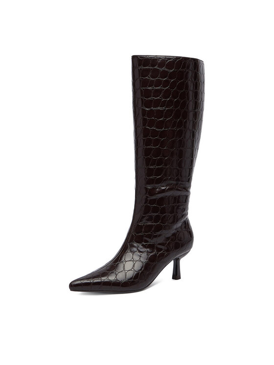 DeeZee Kozaki DeeZee CEO-LS6565-04 Bordowy