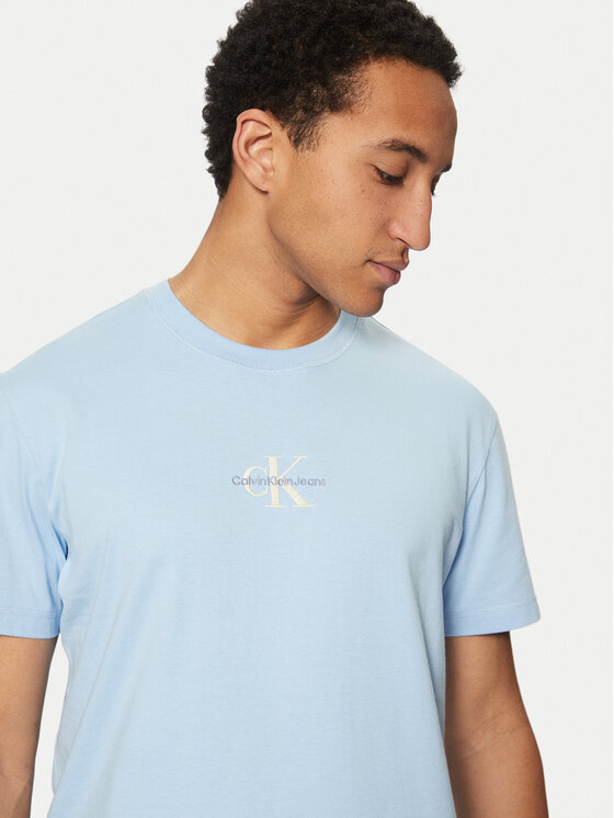 Calvin Klein Jeans Calvin Klein Jeans T-shirt Monologo J30J325649 Svijetloplava Regular Fit