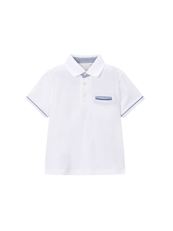 Mayoral Mayoral Polo 3103 Blanco Regular Fit