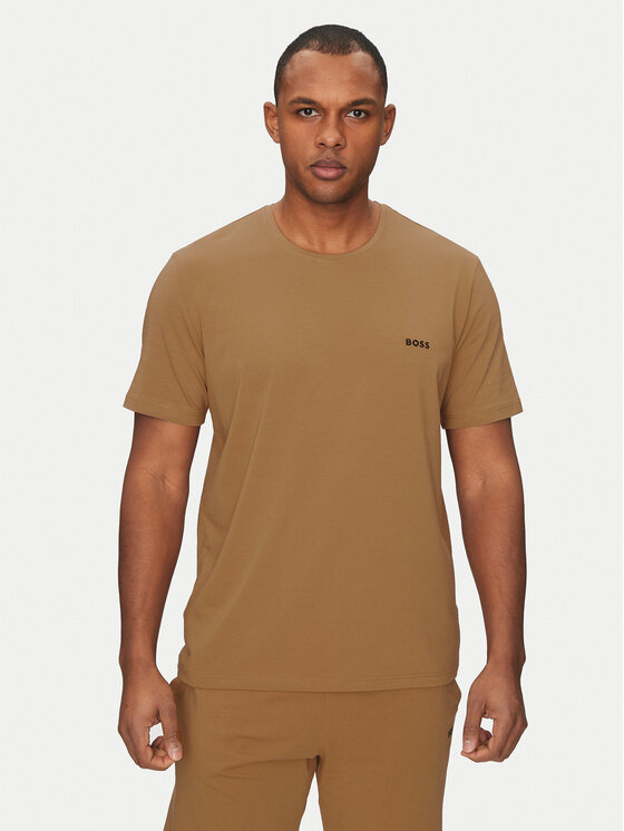 BOSS BOSS Футболка Mix&Match 50515312 Бежевий Regular Fit