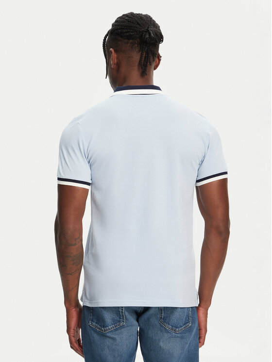 Robe di Kappa Robe di Kappa Поло Atsushi 611255W Голубий Slim Fit