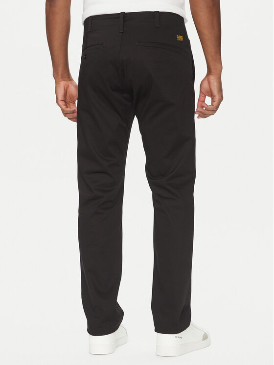 G-STAR G-Star Raw Παντελόνι chino Mosa D25547-5126 Μαύρο Straight Fit