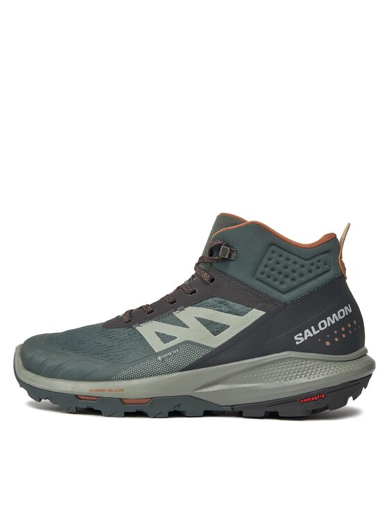 Salomon Trekingová obuv Salomon Outpulse Mid GORE-TEX L47297600 Zelená